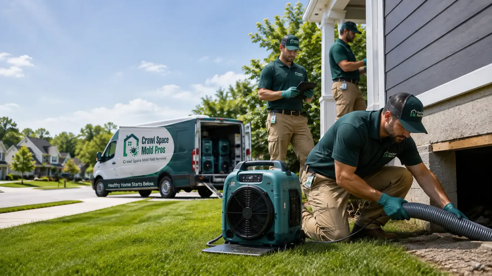 Crawl Space Mold Removal in Sykesville, PA